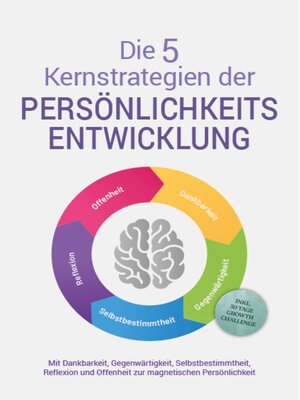 cover image of Die 5 Kernstrategien der Persönlichkeitsentwicklung--Mit Dankbarkeit, Gegenwärtigkeit, Selbstbestimmtheit, Reflexion und Resilienz zu persönlichem Wachstum--inkl. 30 Tage Growth Challenge